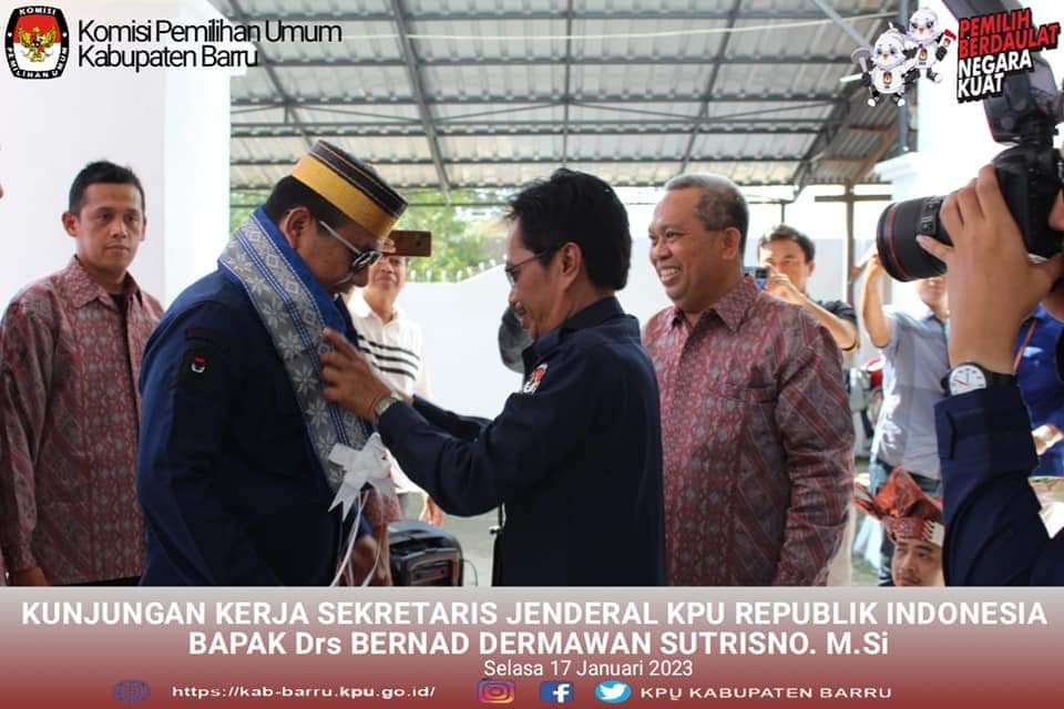 Kunker Sekjend KPU Republik Indonesia Bapak Drs Bernard Dermawan Sutrisno M.Si