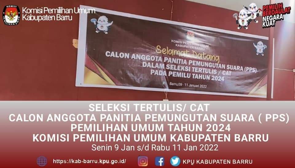 Seleksi CAT PPS Pemilu 2024 hari kedua di UPTD SMPN 5 Barru