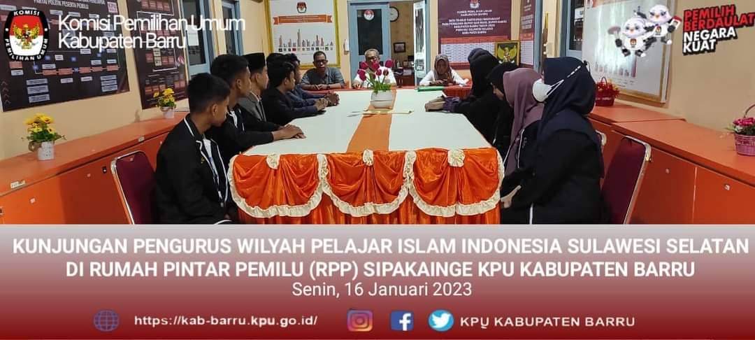 Kunjungan Pengurus Wilayah Pelajar Islam Indonesia di RPP Sipakainge
